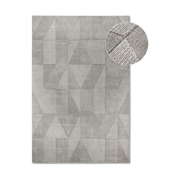 Сив ръчно изработен вълнен килим 80x150 cm Ursule – Villeroy&Boch