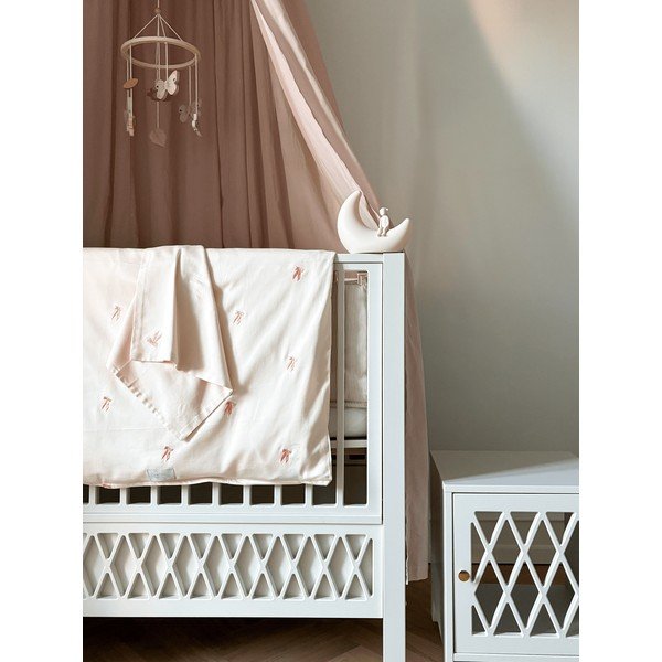 Бяло детско креватче 60x120 cm с регулируема височина/за съвместно спане Harlequin – Cam Cam Copenhagen-image-2