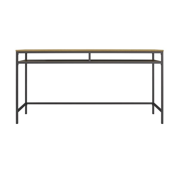 Работна маса с дъбов плот 51x153 cm Bradford – Støraa-image-2