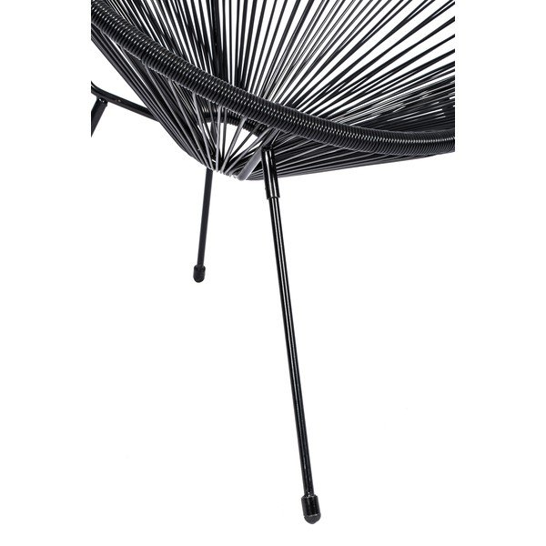 Комплект черни градински столове Avocado и маса, ø 35 cm Loris - Bonami Selection-image-4