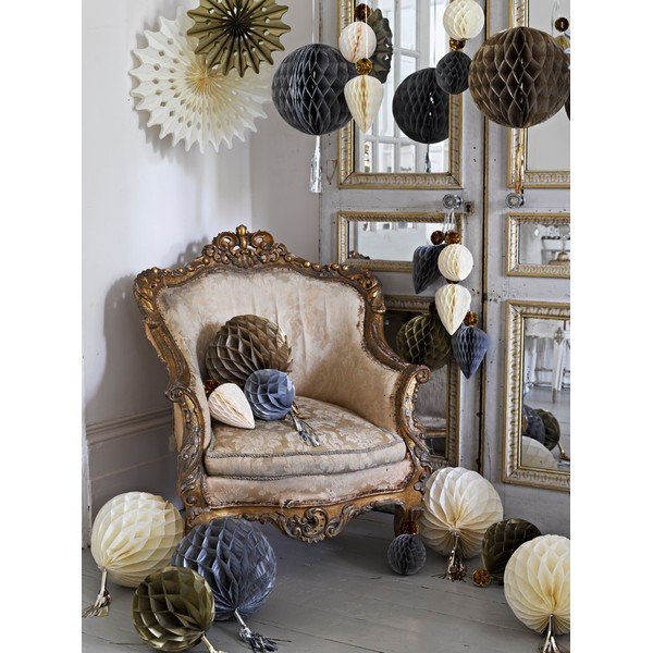 Papírová dekorace Talking tables Giant Bubble Red XL-image-3