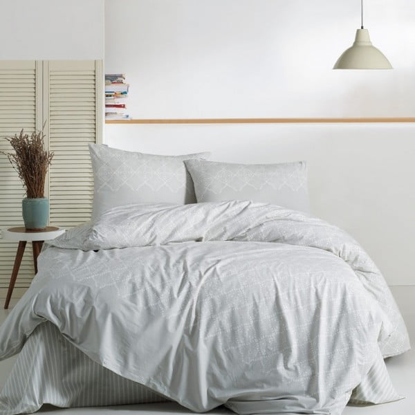 Памучно спално бельо за двойно легло с чаршаф Christie, 220 x 240 cm - Unknown
