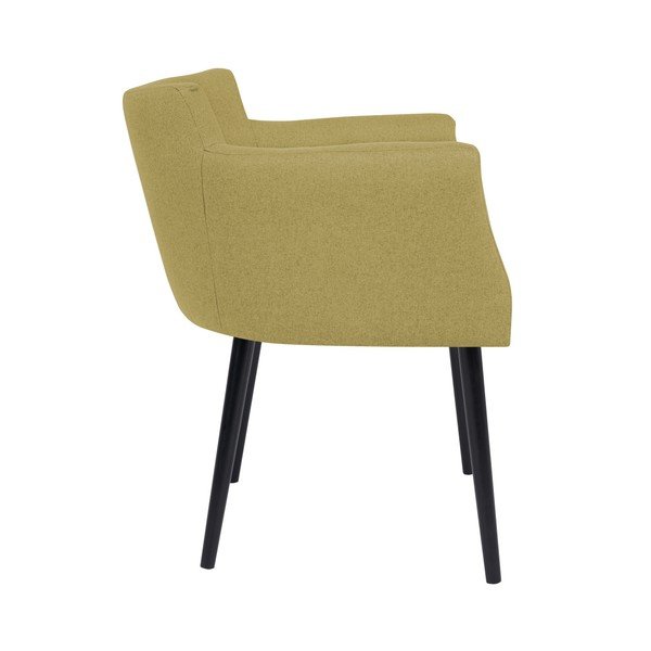 Жълт стол с подлакътници Gemini - Windsor & Co Sofas-image-4