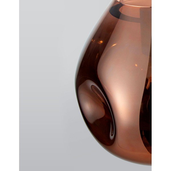 Розово златисто стъклено висящо осветително тяло ø 25 cm Lava – Nova Luce-image-2