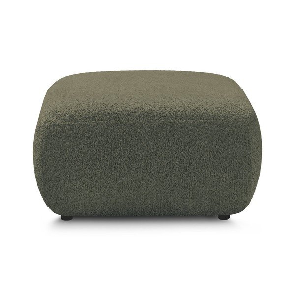 Зелена табуретка  от прежда с примки от букле Montaigne – Bobochic Paris