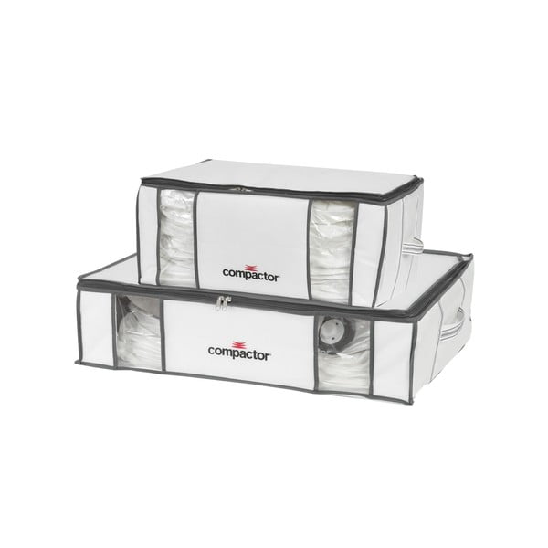 Sada 2 úložných boxů na oblečení Compactor Storage Organizers