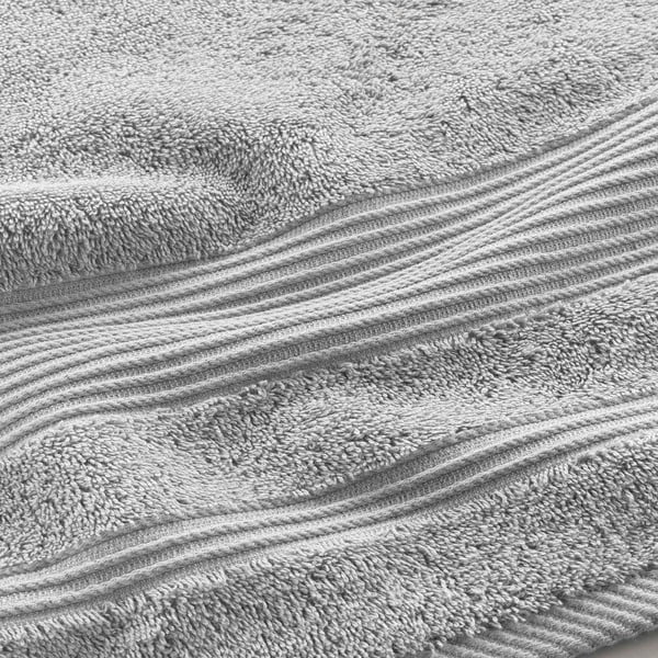 Светлосива памучна хавлиена кърпа от тери 90x150 cm Tendresse – douceur d'intérieur-image-2