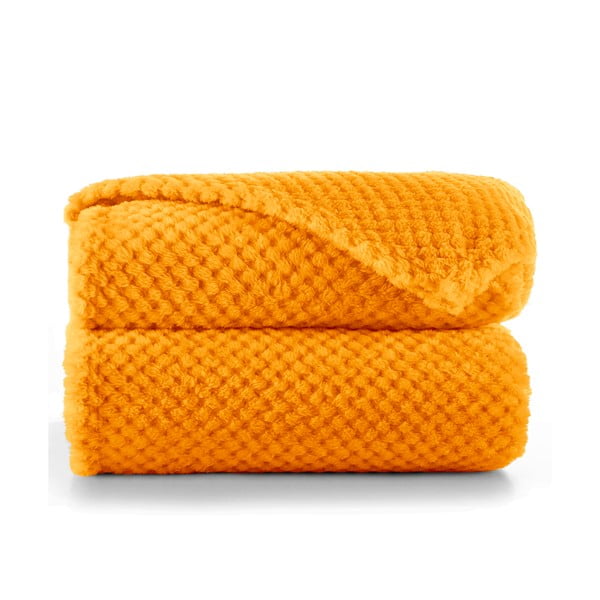 Оранжево одеяло от микрофибър , 170 x 210 cm Henry - DecoKing-image-2
