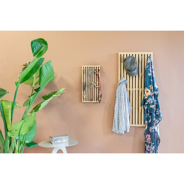 Метална стенна закачалка в естествен цвят 24 cm Parco – Spinder Design-image-1