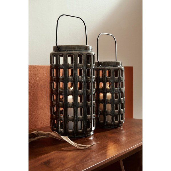 Керамичен фенер (височина 30 cm) Darreh – Bizzotto-image-3