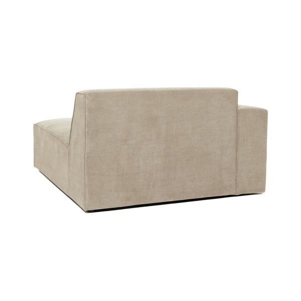 Бежов велурен модул на дивана (ляв ъгъл) Sting - Scandic-image-3