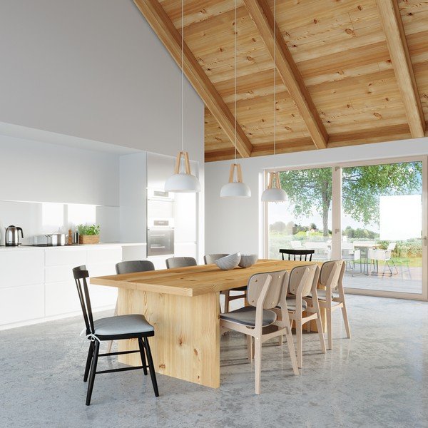 Бяло висящо осветително тяло Olla - Sollux-image-2