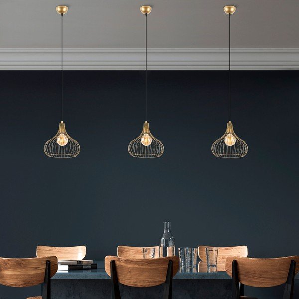 Висящо осветително тяло с метален абажур ø 22 cm Teldemia – Opviq lights-image-3