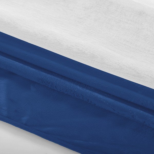 Бяло и синьо перде Irvelette Eyelets, 140 x 270 cm Irvette Eyelets - AmeliaHome-image-1