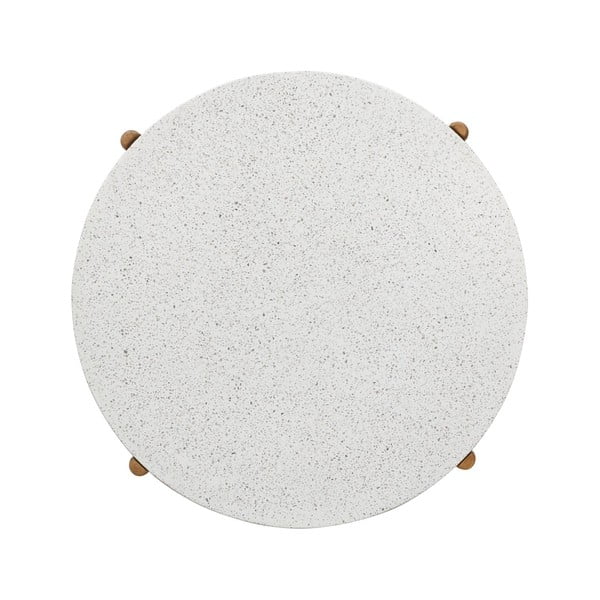 Градински комплект за отдих от масивна акация за 4 души в кремав и естествен цвят Terracina – House Nordic-image-3