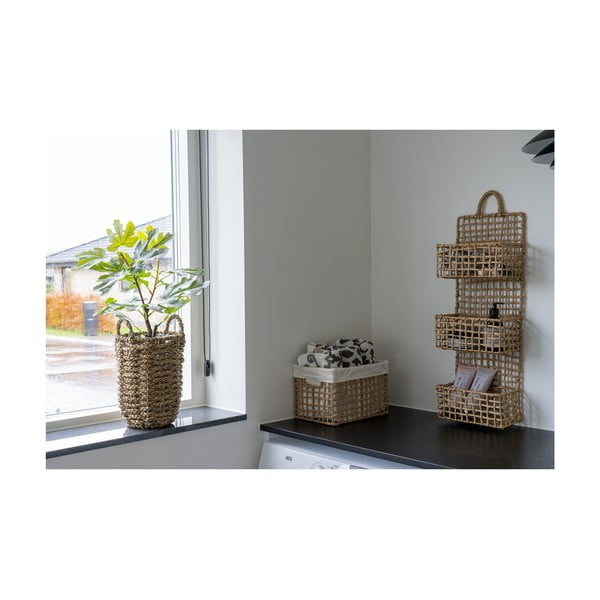 На няколко нива метален стенен рафт в естествен цвят 25 cm Sines – House Nordic-image-2