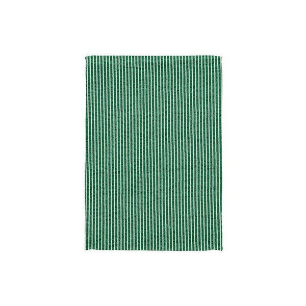 Зелен памучен чаршаф за единично легло 140x220 cm Cheerful - Södahl-image-2