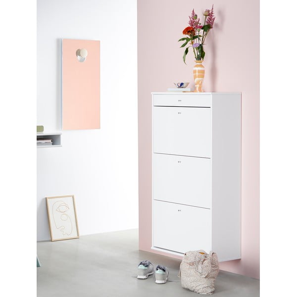 Бяла етажерка за обувки Mistral White - Hammel Furniture-image-1