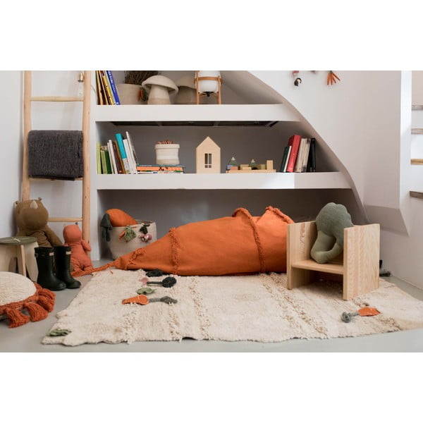 Зелен/оранжев детски пуф Cathy the Carrot – Lorena Canals-image-3