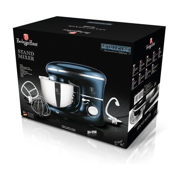 Син кухненски робот Aquamarine Metallic Line - BerlingerHaus-image-2