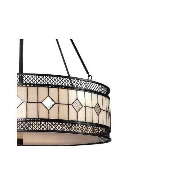 Метално висящо осветително тяло със стъклен абажур ø 60 cm Waldorf – Premier Housewares-image-3