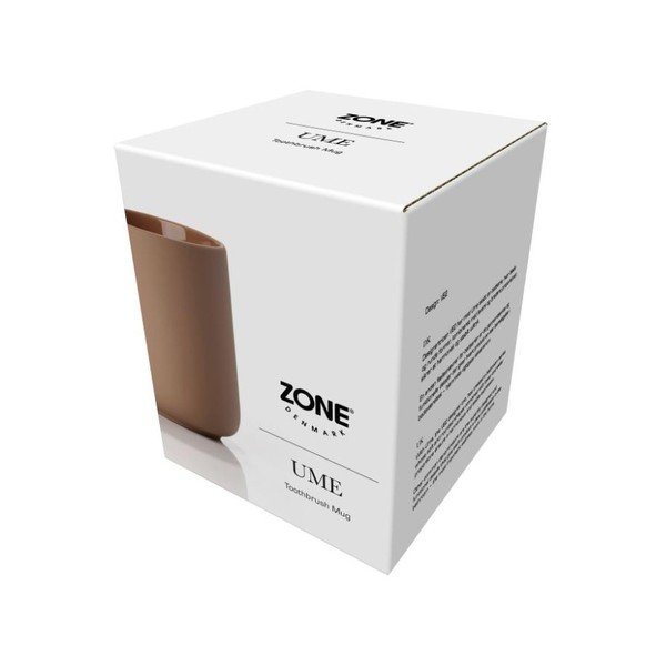 Кехлибаренокафява керамична чаша за четка за зъби Кехлибар Ume - Zone-image-3