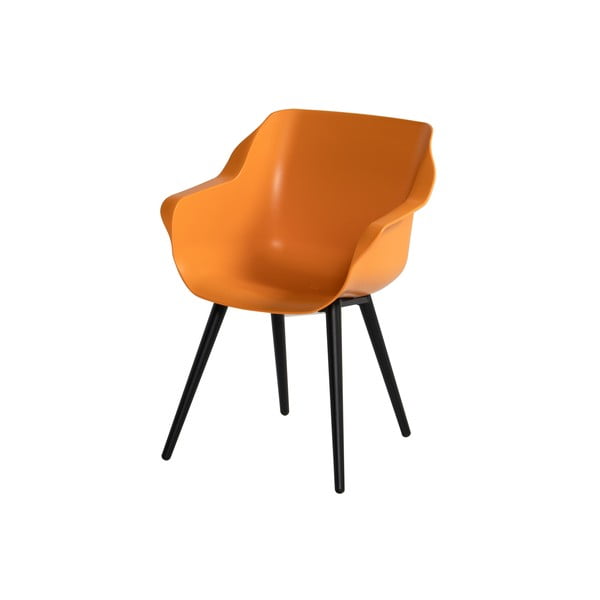 Оранжеви пластмасови градински столове в комплект от 2 броя Sophie Studio - Hartman