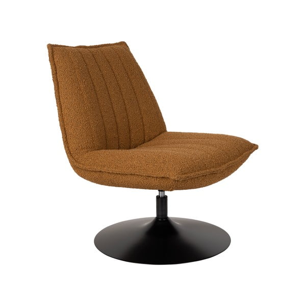 Стол в цвят охра от плат bouclé Jax - White Label