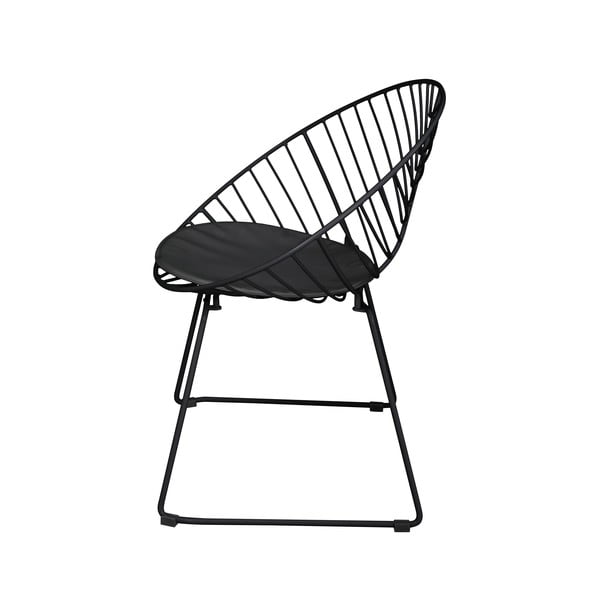 Комплект от 2 черни градински стола Coco - Bonami Selection-image-3