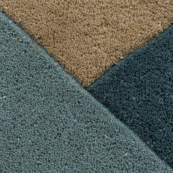 Синьо-бежов вълнен килим 230x160 cm Arlo Harper - Flair Rugs-image-3