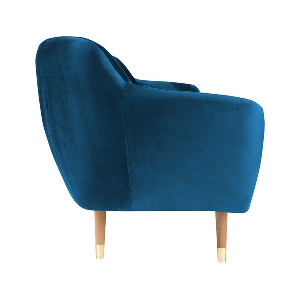 Диван от синьо кадифе Benito, 188 cm Betino - Mazzini Sofas-image-3
