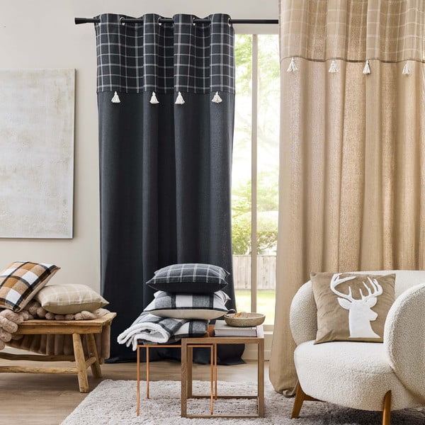 Декоративна възглавница 45x45 cm Ecossais – douceur d'intérieur-image-1