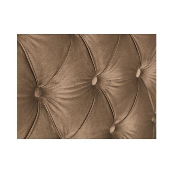 Tmavě béžové čelo postele Mazzini Sofas Daisy, 160 x 120 cm-image-4