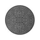 Черно-бял кръгъл килим за открито и закрито ø 160 cm Duet Kona – NORTHRUGS