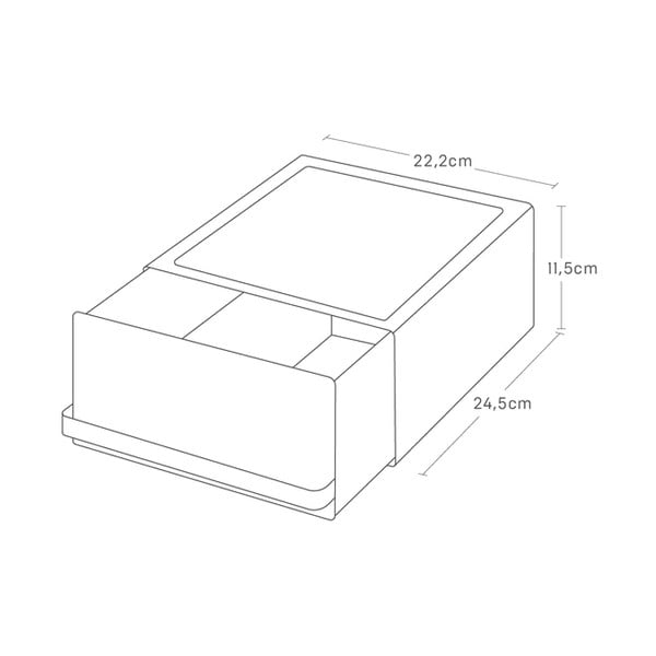 Бяла кутия за чай Tower – YAMAZAKI-image-4