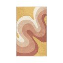 Килим подходящ за пране в цвят жълта охра и сиво-розов 60x100 cm Strawberry Creamsicle – Mila Home