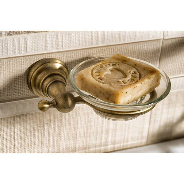 Монтиран на стената месингов сапунер Diamond - Sapho-image-1