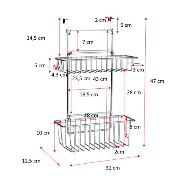 Висяща кошница с щипка - Wenko-image-4