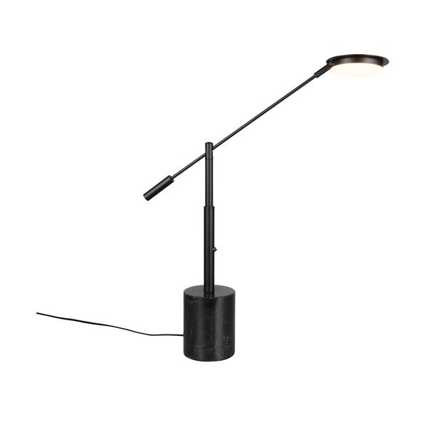 Черна LED настолна лампа (височина 65 cm) Fiore – Trio Select