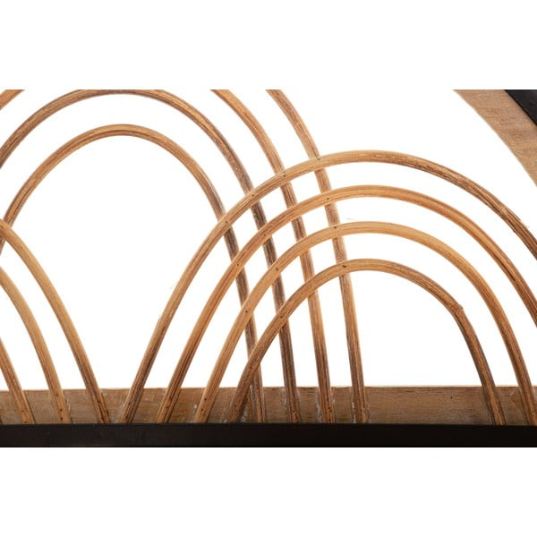 Метална закачалка за стена с рафт в черен/естествен цвят Oporto - Mauro Ferretti-image-4