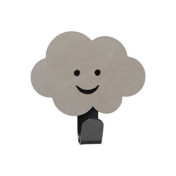 Сива стоманена кука без пробиване Cloud Nupo – LIND DNA