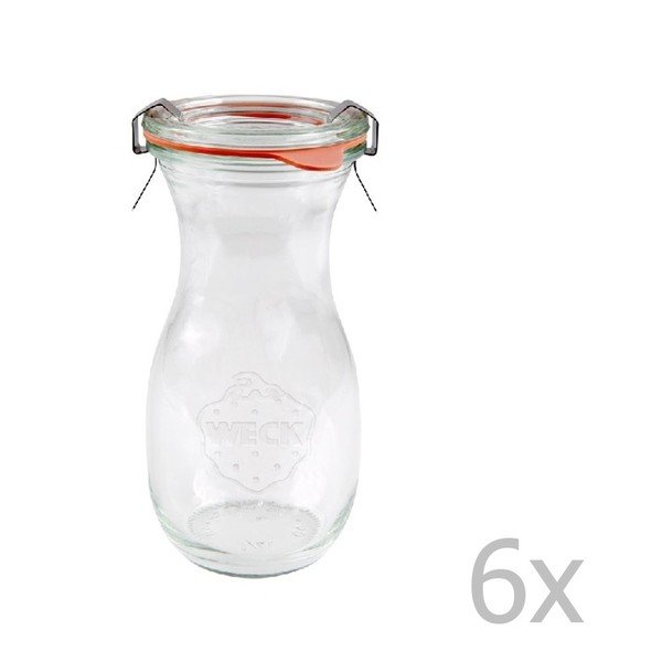 Комплект от 6 бутилки , 290 ml - Weck