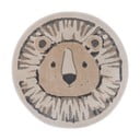 Бежов детски килим ø 140 cm Lion - Hanse Home