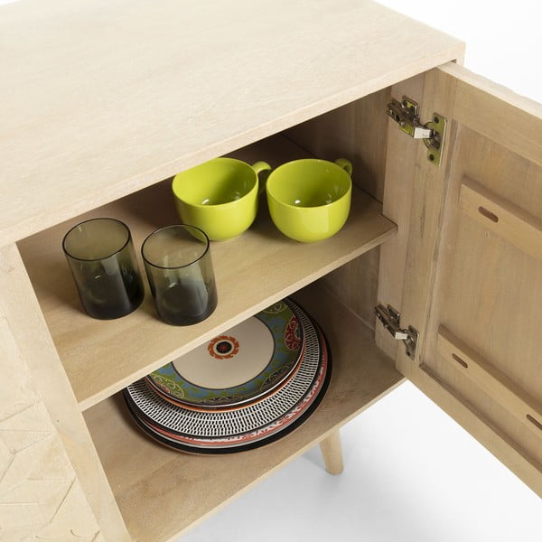 Скрин от мангово и акациево дърво , 162 x 75 cm Sakoi - Kave Home-image-4