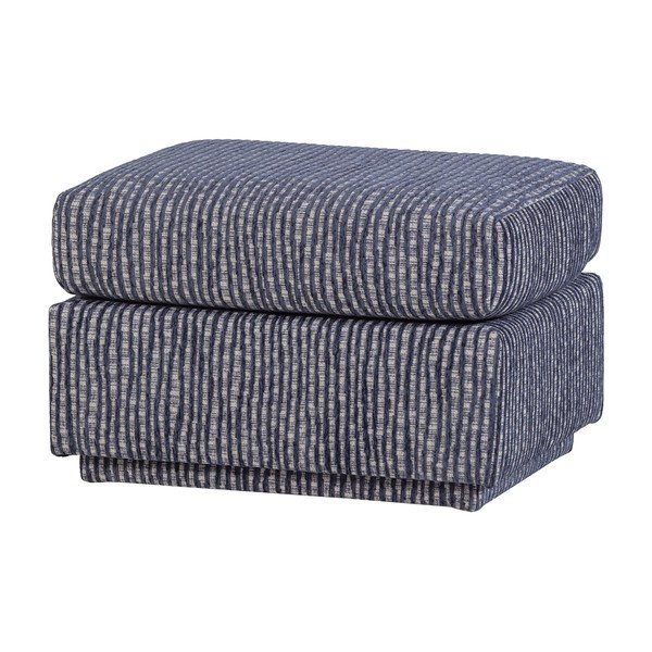 Сиво-синя тапицирана табуретка Lou – WOOOD