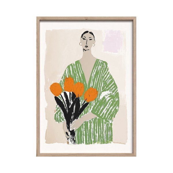 Печатна картина с включена рамка 50x70 cm Stella – Styler