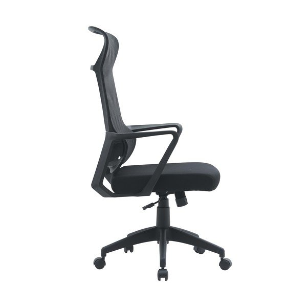 Черен тапициран офис стол Hoboken – Yes Everyday-image-3