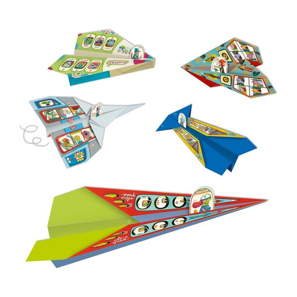Детски оригами пъзел Самолети - Djeco