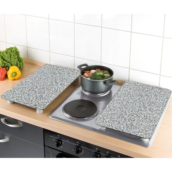 Комплект от 2 стъклени капака за готварска печка Granite, 52 x 30 cm - Wenko-image-2