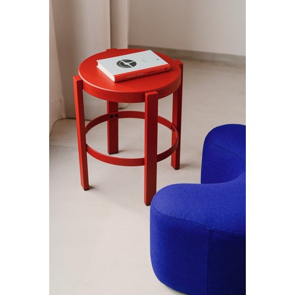 Червен  стоманен стол Doon – noo.ma-image-1